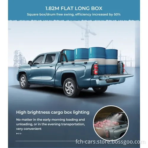 2022 2.0t Manual Two-Drive Entrepreneurial Long Box Diesel Pickup Truck/Strong Loading Capacity/Car